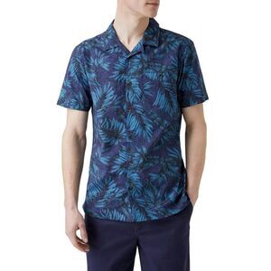 Mantaray Mens Twilight Revere Collar Shirt / Navy